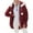 Wine, variant on Viadha Womens Zip up Hoodies under $10.00 Winter Coats for Women Fleece Jacket Hooded Color Block Patchwork Cardigan Coat Outerwear with Pockets