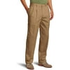 IZOD Mens Big Tall Big and Tall American Chino Double Pleated Pant 56W x 32L Big Khaki Core