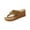 Brown Wedges Shoes for Women, variant on Hopeusnice Women's Wedges Shoes Non-Slip Soft PU Materials Summer Shoes Thong Sandals Trendy Breathable Thick-Soled Wedge Heel Buckle Slip-Resistant Walking Shoes Beige 37