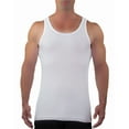 thumbnail image 4 of 2pk Denver Hayes Men’s 100% Cotton Tank Top Shirts Undershirts, 4 of 6