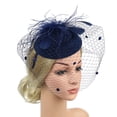 thumbnail image 1 of Gupgi Femmes Fascinator Chapeau de Cocktail Mariage Église Chapeaux Accessoires, 1 of 2