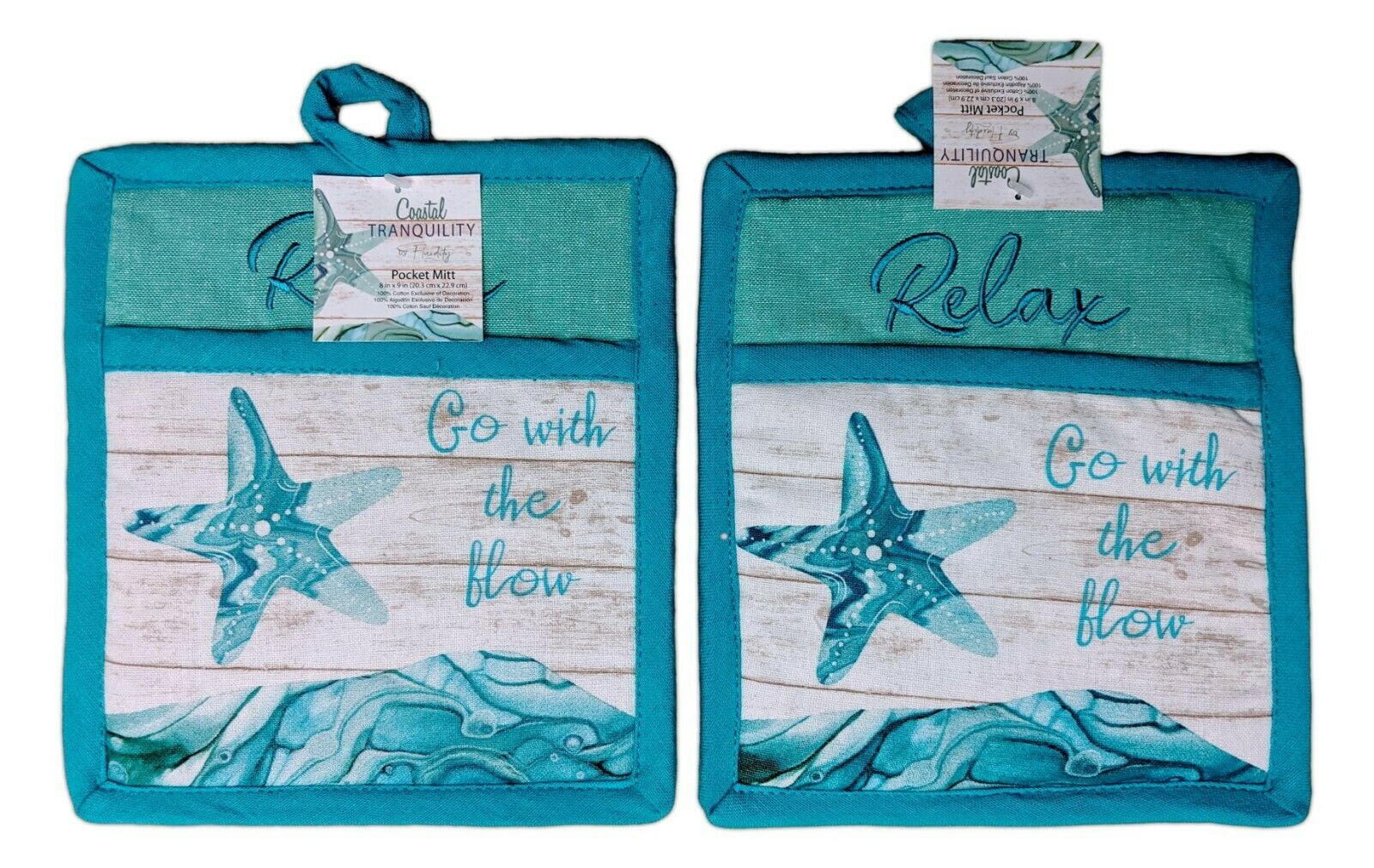 by Kay Dee Details about   FRESH CATCH Crab & Lobster Potholder & Oven Mitt Set 
