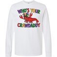 thumbnail image 3 of Inktastic Mardi Gras Who's Your Crawdaddy Long Sleeve T-Shirt, 3 of 5