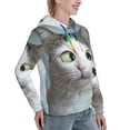 thumbnail image 6 of Honeii Funny Cat Pattern Womens Oversized Hoodies Long Sleeve Sweatshirts Pullover Fall Outfits with Pocket-Large, 6 of 7