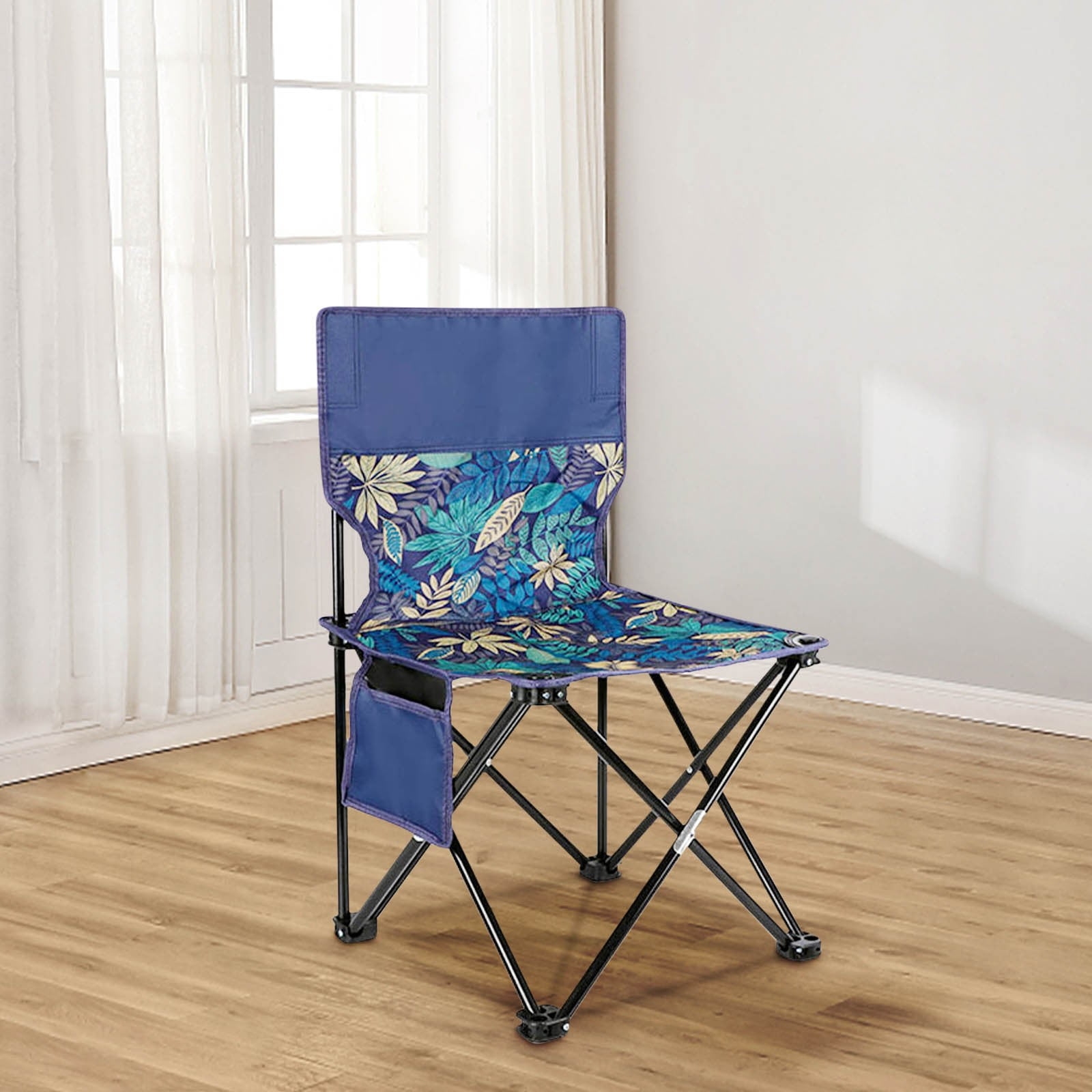 Ovzne Oversized Folding Camping Chairs, Padded Heavy Duty Portable