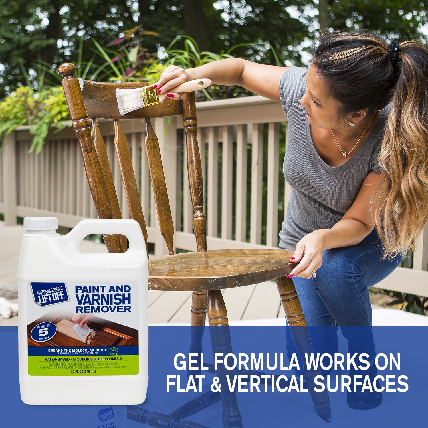 Lift Off 99613 Paint Remover Kit Includes Latex Paint Remover, Spray Paint and Graffiti Remover, Paint and Varnish Remover and Paint Prep Surface Cleaner Multiple Surface Types Great for DIY Projects