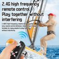 thumbnail image 4 of Remote Control Anti-Capsize Swing Sailboat Toy for Kids 8+, 2.4G RC 30M Range, 220mm Plastic Hull with UV Printed Shell, 3.7V Battery 15min Runtime, Water-Activated Power, for Indoor/Outdoor Pools -, 4 of 7