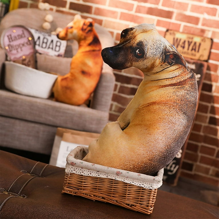 Dog head pillow hot sale