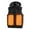 Black, variant on Luxalzxs Men/Women 9-Zone Smart Heating Vest Jacket USB Charging Carbon Fiber Heating Warm Hooded Vest