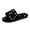 A-Black685, variant on Bibifish Mens Womens Plush Slippers Fall Winter -Lined Thick Soft Non- Fuzzy Slippers Indoor Cozy House Slippers