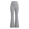 thumbnail image 4 of GJSYRH Tummy Control Yoga Pants for Women Women Flare Leggings Yoga Pants with Pockets Comfortable Stretchy Bottoms for, 4 of 5