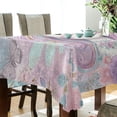 thumbnail image 3 of Qxltty Beautiful Unicorn Square Tablecloth 60×60in Thick Wrinkle Resistant Heat Proof Durable Table Cover for Dining Table, 3 of 9