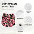 thumbnail image 6 of Lsque Blooming Meadow Printed Women's Running Shorts with Liner Pockets,Elastic Quick Dry Workout Athletic Gym Yoga Shorts,Womens High Waist Shorts-XX-Large, 6 of 9