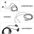thumbnail image 4 of EeaseCA Wired Earbuds Ergonomic 3.5mm Plug In-ear Wired Control Headphones With Mic, 4 of 8
