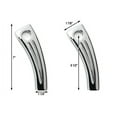 thumbnail image 4 of Krator 5.5" Chrome Motorcycle Handlebar Pullback Riser Compatible with Honda Valkyrie Rune 1500 1800, 4 of 4