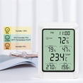 thumbnail image 2 of Medidor Electrónico De Temperatura Y Humedad Pantalla Digital Termómetro E Higrómetro Monitor De Temperatura De Humedad Para Oficina Sala De Estar Hogar Rz820, 2 of 7
