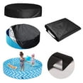 thumbnail image 2 of Housse de Spa Ronde Imperméable pour Extérieur, Housse de Spa Résistante aux Uv et au Vent pour Piscine, Noir, 200x30cm, 2 of 3