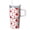 Texture-185, variant on 20oz Stainless Steel Travel Tumbler with Handle & Straw, Geometric Textured Design, Double Wall Insulated Leak-Proof