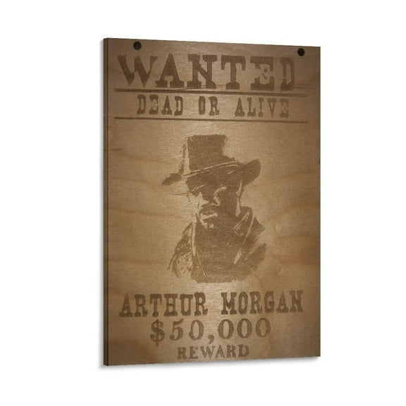 Arthur Morgan Bounty Poster Canvas Art Poster and Wall Art Picture Print Modern Family bedroom Decor Posters 16x24inch(40x60cm)