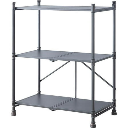 Bowery Hill Contemporary Console Table in Dark Bronze Hand-Brushed Finish