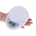 thumbnail image 5 of Báscula digital para alimentos Báscula de cocina multifuncional y báscula para hornear para medir el peso con precisión y controlar las porciones, （16,5*12,8*3,6 cm blanco）, 5 of 5