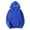 Blue, variant on Hot Sale!!Mens Autumn And Winter Casual Loose Solid Hooded Sweater Top Hoodies for Men