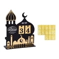 thumbnail image 3 of balikha Ramadan Advent Calendar, Islamic Mosque Party Holiday Acrylic Eid Mubarak Gift Ramadan Decoration for Farmhouse,School Castle Shaped, 3 of 9