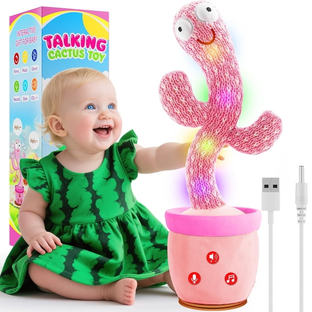 Molino de río Dancing Talking Cactus, recargable, más de 18 m