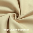 thumbnail image 2 of Queen 3-Piece Duvet Cover Set with 2 Pillow Shams, Brushed Microfiber, Easy Snap Zipper & Corner Ties, Khaki, Ntbay | Comforter Not Included, 2 of 6