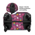 thumbnail image 4 of Naloa Summer Flamingo Elastic Suitcase Protector, Travel Suitcase Protector Cover Fits 18-32in Suitcase - Large, 4 of 9