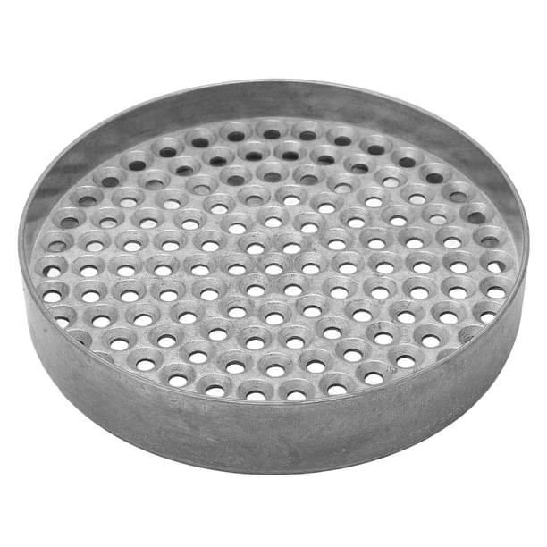 Bandeja para tornillos, soporte ranurado para almacenamiento de herramientas Organizador de aleación de zinc para trabajar, diseño ranurado junto con 127 orificios apto para tornillos de 3 a 3,5 mm, s
