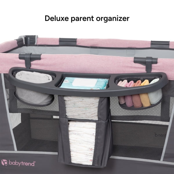 Baby Trend Simply Smart Nursery Center Playard, Pink photo 6