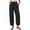 Black, variant on Fantaslook Capri Pants for Women Wide Leg Sweatpants Harem Palazzo Baggy Pants with Pockets