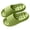 Green, variant on Unisex Open Toe Perforated Drainage EVA Slide Slippers, Anti-Slip Quick Dry Bathroom Shower Casual Indoor Home Sandals(Orange,7.5-8.5)