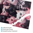thumbnail image 3 of Disketp Cute Kittens Group Portrait Custom Puzzle Personalized Puzzles 1000 Pieces, Customized Picture Puzzle for Adult and Teens((29.5×19.7in, Vertical), 3 of 9