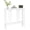 White, variant on Hanyu Bamboo 2-Tier Narrow Console Table, 36.2" Long Slim Sofa Table Behind Couch for Entryway, Hallway, Living Room, White