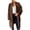 🔥 Coffee, variant on Sentmoon Blouse for Women Lapel Long Sleeve Womens Fall Clothing Plus Size Solid Color Loose Warm Women's Travel Outfits Winter for Chilly Winter Mornings XL