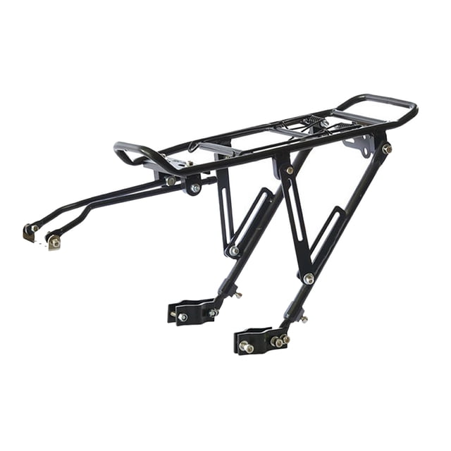 KAKOWELY Professional Bike Rear Rack Multi-function Bike Carrier Rack Convenient Back Rack,15.35X"X14.57"X5.12"