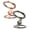 Gold*1+Gray*1, variant on Dual Ring 360 Rotatable Metal Phone Grip Kickstand, 2-in-1 Back Mount Finger Holder for Desk Gym Travel(1PC,Silver)