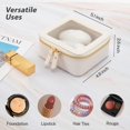 thumbnail image 3 of Bolsa de maquillaje Aveniee, minineceser de viaje, tamaño pequeño, transparente, 3 of 6