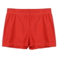 thumbnail image 3 of TiaoBug Kids Girls Gymnastics Dance Shorts Booty Shorts Yoga Athletic Short Bottoms Red 8, 3 of 6