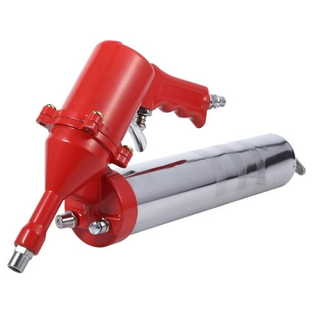 Iron Force Air Tool Set Tebru Home Grease Gun, Manual One-Hand Pistol Grip Air Pneumatic Compressor Pump Grease Gun W/ Extension Set Home Tool, Crease Gun Tool ()