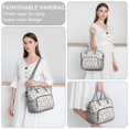 thumbnail image 6 of White Princess Knight Pattern Womens Lunch Box for Work,Insulated Large Lunch Bag for Tween and Teen,Loncheras Para Mujer,Leakproof Adult Lunch Bag for Work,Beach,Travel,Picnic,Camping, 6 of 7