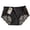 a01Black, variant on Lace Mesh Underwear for Women Breathable Ruffle Hem Bikini Soft Fit Comfort Panties Pink L