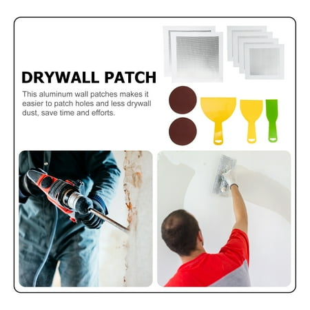 

Yuangui Repair Wall Drywall Patch Kit Mesh Hole Adhesive Large Agent Mending Pad Sanding Galvanized Self Plate Over Fiber