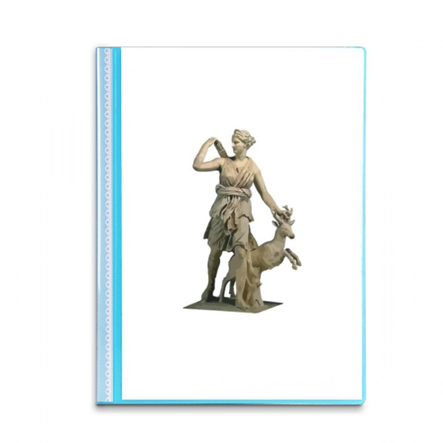 Jungle Virgin Female Midwifery Hunting Book Sheet Protectors Portfolio Binder Folder