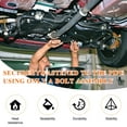 thumbnail image 2 of 2 Pcs Joints d'Échappement Automobile, Acier Inoxydable Résistant aux Hautes Températures, 2 Joints de Bride Elliptiques standard avec Boulons, Dossier d'Axe, Pièces Automobiles, 2 of 2