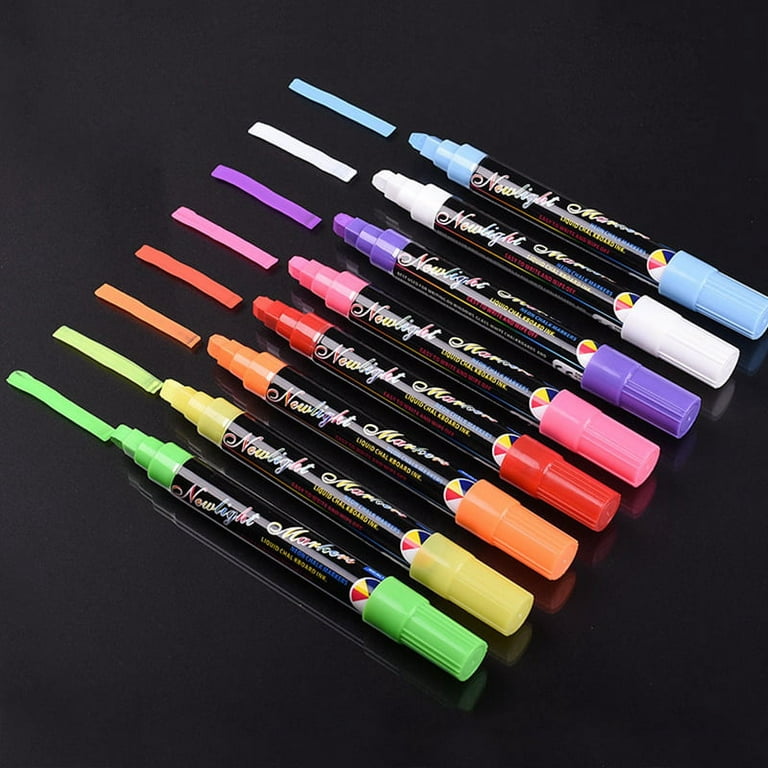 Liquid Chalk Markers 8 Colors Window Marker Chalk Pen - Temu