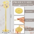 thumbnail image 4 of 20 Pcs Table Numbers Wedding Table Numbers Wood Table Numbers for Wedding Reception Stands Seat Numbers with Holder, 4 of 7