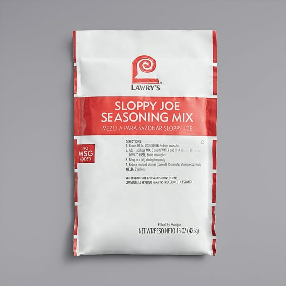 Lawry's 15 oz. Sloppy Joe Seasoning Mix - 6/Case